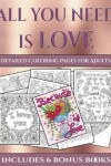 Book cover for Detailed Coloring Pages for Adults (All You Need is Love)