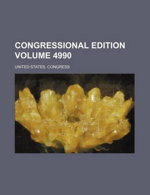 Book cover for Congressional Edition Volume 4990