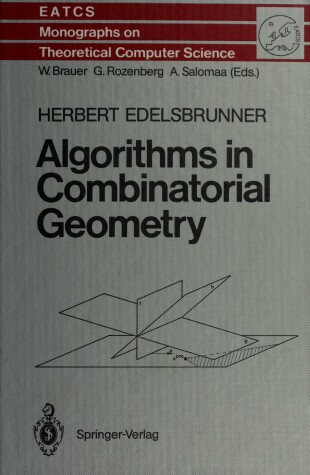 Cover of Algorithms in Combinatorial Geometry