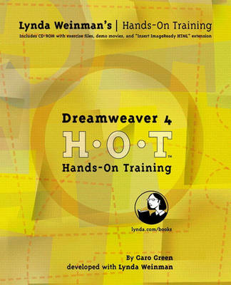 Book cover for Dreamweaver 4 Hands-On Training