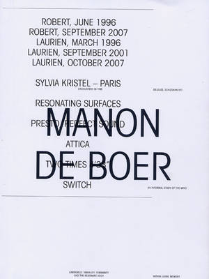 Book cover for Manon De Boer