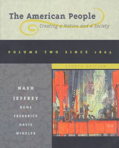 Book cover for The American People, Volume II