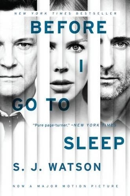 Book cover for Before I Go to Sleep Tie-In