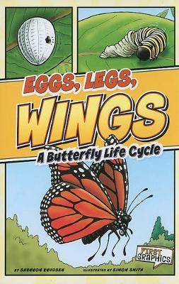 Book cover for Eggs, Legs, Wings: a Butterfly Life Cycle (First Graphics: Nature Cycles)