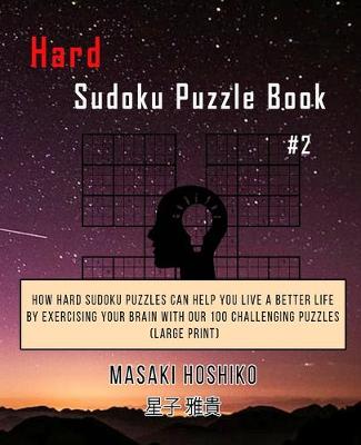 Book cover for Hard Sudoku Puzzle Book #2