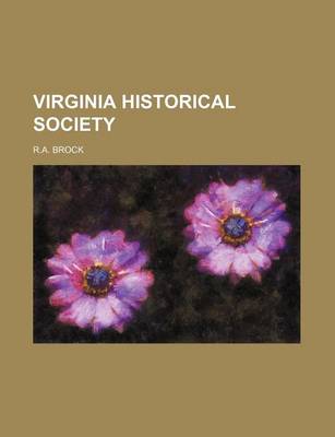 Book cover for Virginia Historical Society