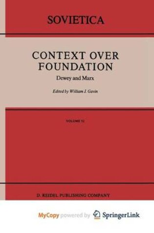 Cover of Context Over Foundation