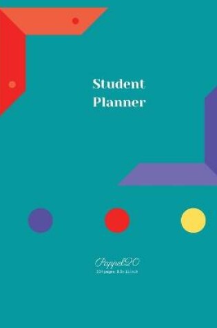 Cover of Student Planner Notebook -204 pages - Half planning sheets -Half Dot grid pages -8.5x11 Inches