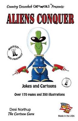 Book cover for Aliens Conquer - Jokes and Cartoons