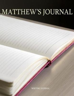 Book cover for Matthew's Journal