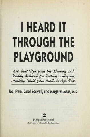 Cover of I Heard it through the Playground