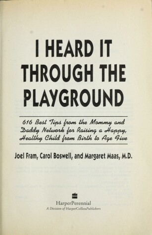 Book cover for I Heard it through the Playground