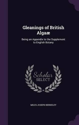 Book cover for Gleanings of British Algaæ