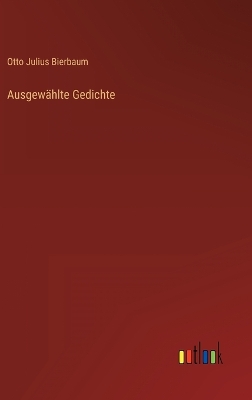 Book cover for Ausgewählte Gedichte