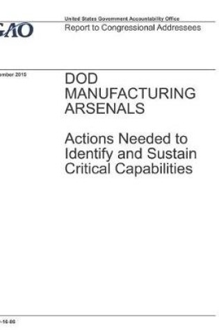 Cover of Dod Manufacturing Arsenals
