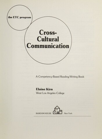 Book cover for The Etc Program: Cross-Cultural Communication