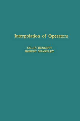 Book cover for Interpolation of Operators