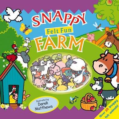 Book cover for Snappy Felt Fun: Farm