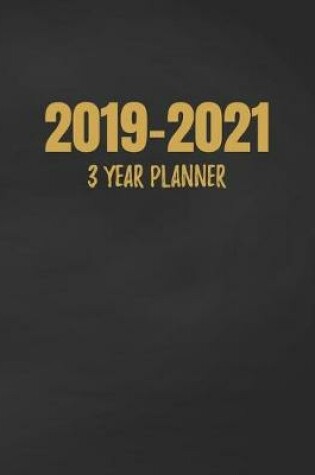 Cover of 3 Year Planner 2019-2021