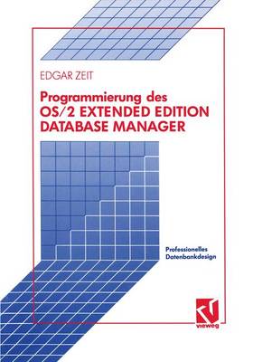 Cover of Programmierung des OS/2 Extended Edition Database Manager