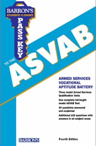 Cover of Barron's Pass Key to the ASVAB
