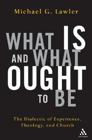 Cover of What is and What Ought to be