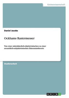 Book cover for Ockhams Rasiermesser