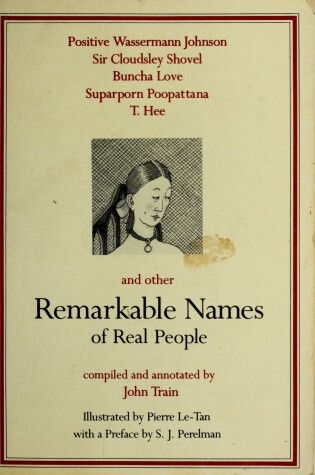 Cover of Remarkable Names of Real People