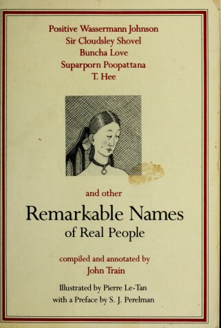 Book cover for Remarkable Names of Real People