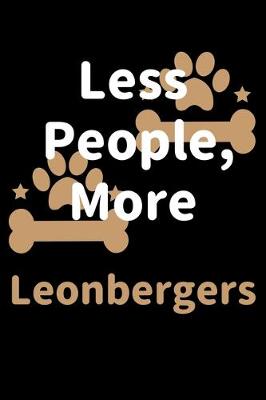 Book cover for Less People, More Leonbergers