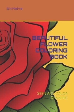 Cover of Beautiful Flower Coloring Book