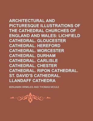 Book cover for Winkles's Architectural and Picturesque Illustrations of the Cathedral Churches of England and Wales; Lichfield Cathedral. Gloucester Cathedral. Heref