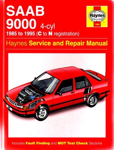 Book cover for Saab 9000 (4-Cyl) Service and Repair Manual