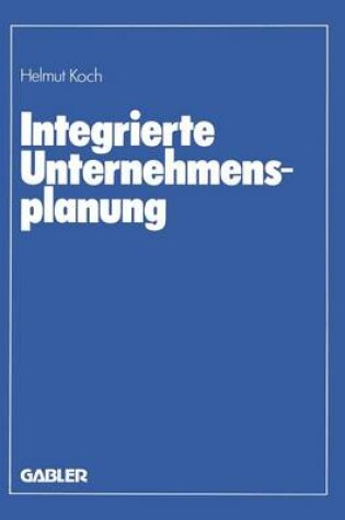 Cover of Integrierte Unternehmensplanung