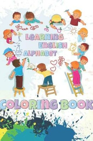 Cover of Learning English Alphabet Coloring Book