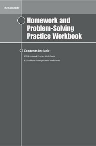 Cover of Math Connects Homework and Problem-Solving Practice Workbook, Course 1