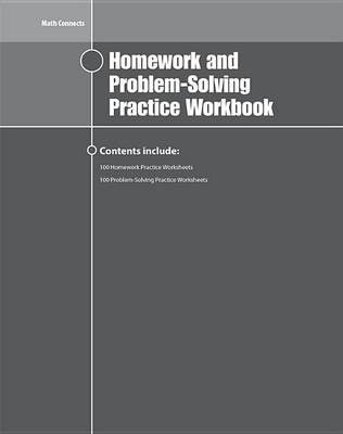 Cover of Math Connects Homework and Problem-Solving Practice Workbook, Course 1