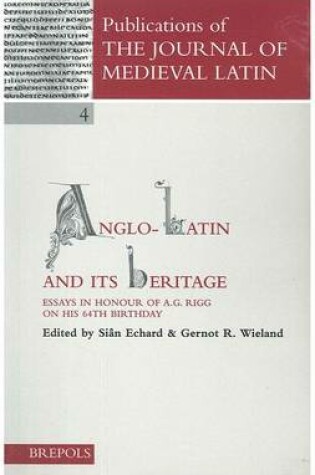 Cover of Anglo-Latin & Heritage