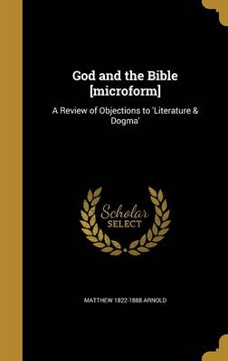 Book cover for God and the Bible [Microform]