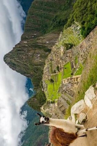 Cover of Machu Picchu notebook - achieve your goals, perfect 120 lined pages #2