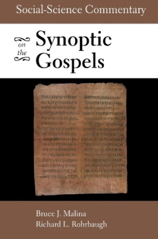 Cover of Social-Science Commentary on the Synoptic Gospels