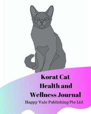 Book cover for Korat Cat Health and Wellness Journal