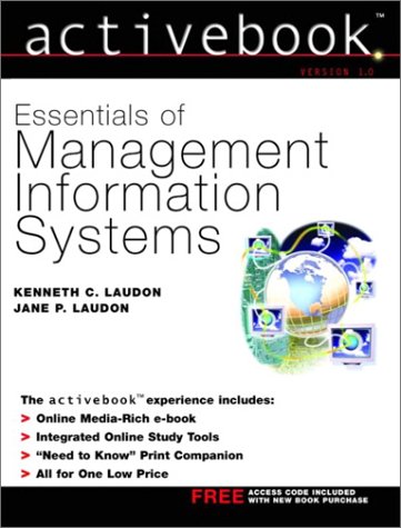 Book cover for ActiveBook Essentials of MIS