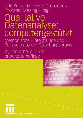 Book cover for Qualitative Datenanalyse: Computergestutzt.