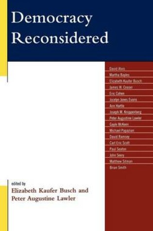 Cover of Democracy Reconsidered