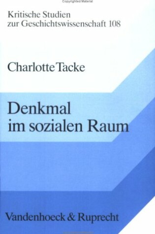 Cover of Denkmal Im Sozialen Raum