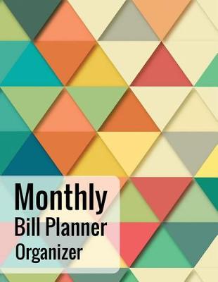 Book cover for Monthly Bill Planner Organizer