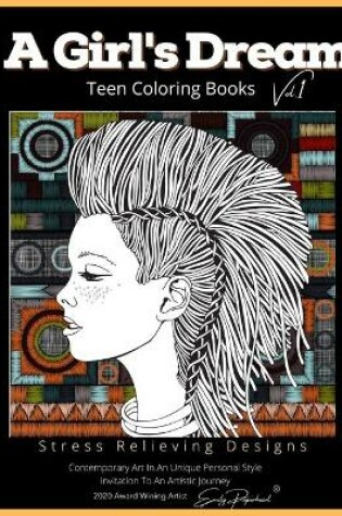 Cover of A Girls Dream Teen Coloring Books Vol 1