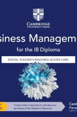 Cover of Business Management for the IB Diploma Digital Teacher's Resource Access Card