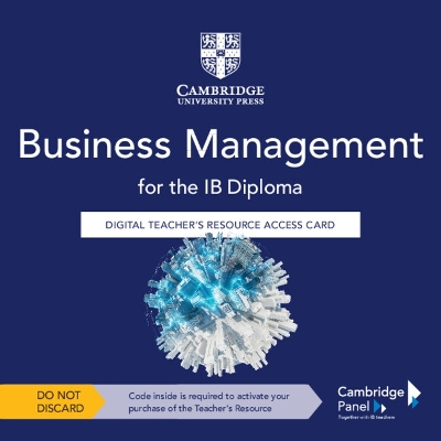 Book cover for Business Management for the IB Diploma Digital Teacher's Resource Access Card